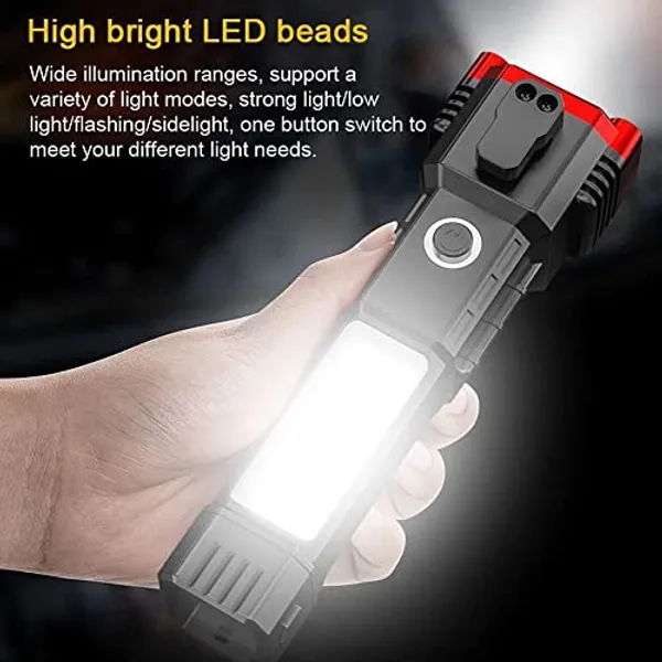 Torch_Lights_Rechargeable_High_Power_Long_Distance_Led_Flash_Light_Battery_Usb_Charger_Power_Bank_With_Car_Emergency_Glass_Hammer_Waterproof