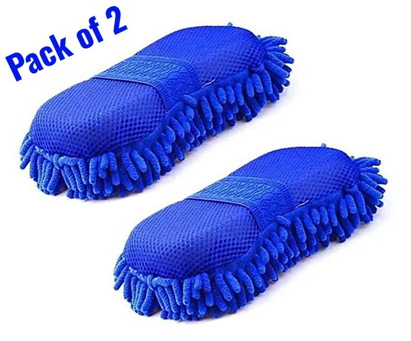 Multipurpose_Microfiber_Car_Cleaning_Sponge/Brush_(Pack_of_2)