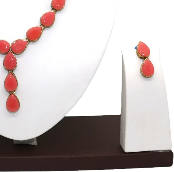 Pink_Metal_Copper_Jewellery_Set_For_Women