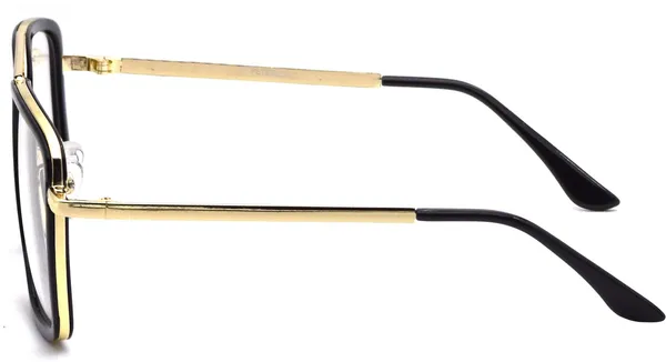 Black,Gold_Full_Rim_Square_Frame_(58_Mm)_-_For_Unisex