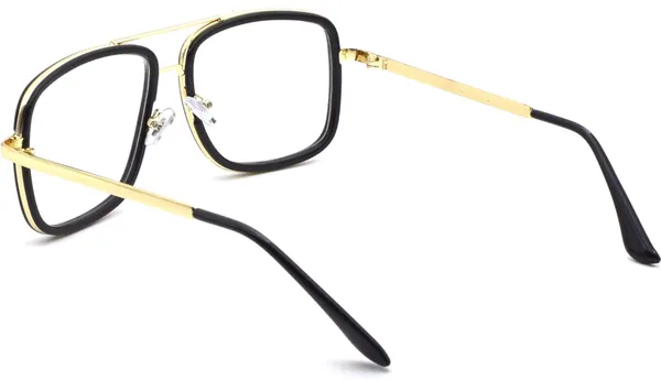 Black,Gold_Full_Rim_Square_Frame_(58_Mm)_-_For_Unisex