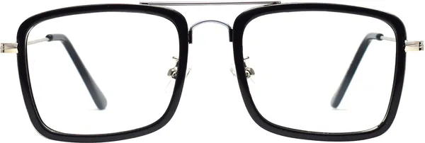 Black,Silver_Full_Rim_Square_Frame_(51_Mm)_-_For_Unisex