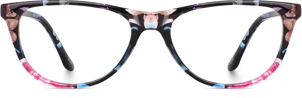 Multicolor_Full_Rim_Cat-Eyed_Frame_(50_Mm)_-_For_Men