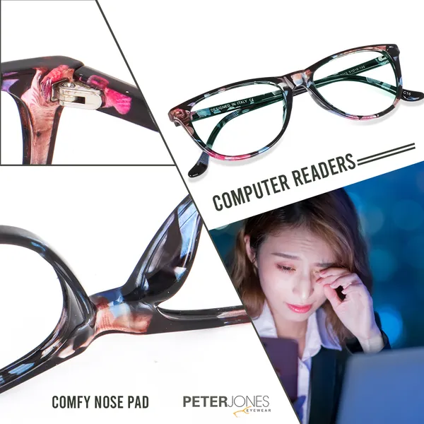 Multicolor_Full_Rim_Cat-Eyed_Frame_(50_Mm)_-_For_Men