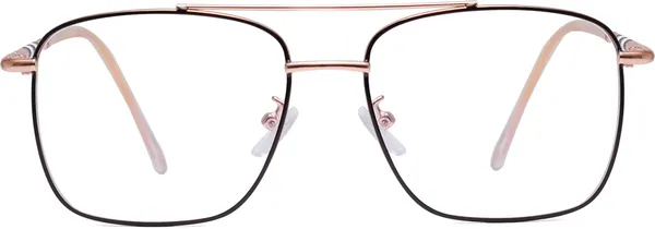 Black,Gold_Full_Rim_Square_Frame_(52_Mm)_-_For_Unisex
