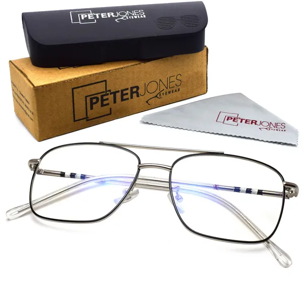 Black,Silver_Full_Rim_Square_Frame_(52_Mm)_-_For_Unisex