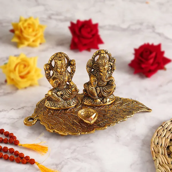 Laxmi_Ganesha_Metal_Statue_Decorative_Showpiece