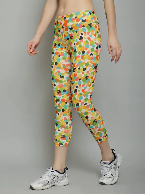 Printed_High_Waist_Dry_Fit_Multi_Purpose_Stretchable_Leggings_For_Women