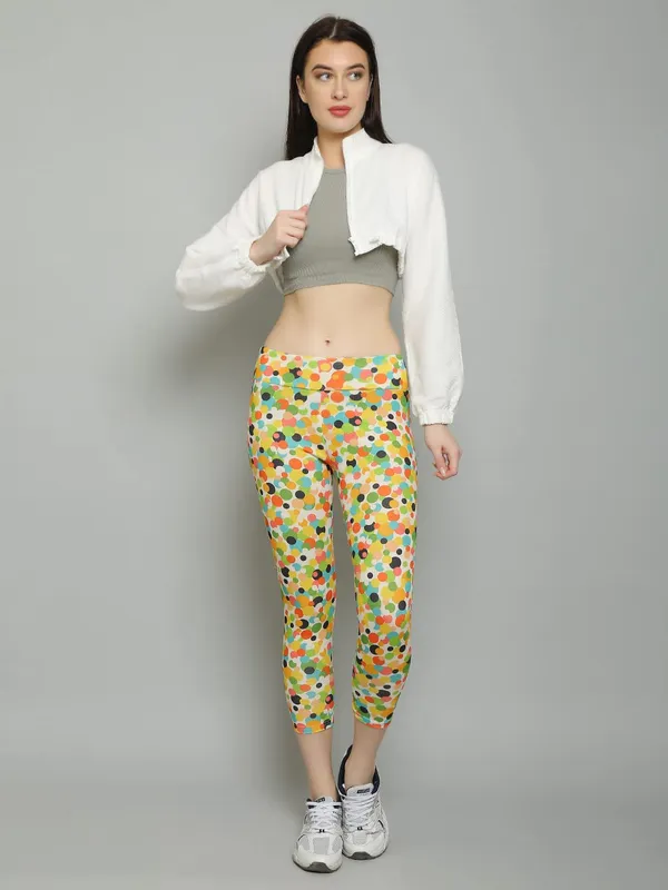 Printed_High_Waist_Dry_Fit_Multi_Purpose_Stretchable_Leggings_For_Women