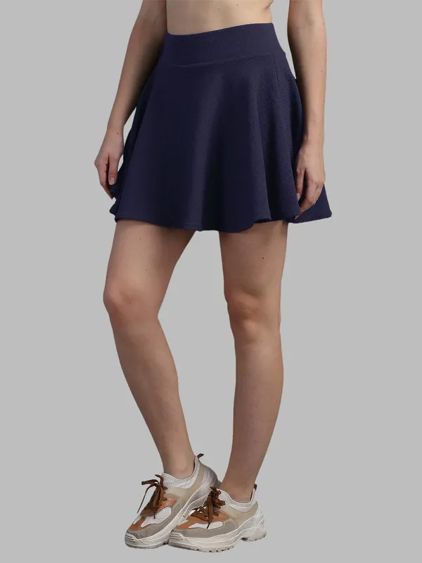 Casual_Stretchable_Flared_Skater_Short_Mini_Skirt_For_Women