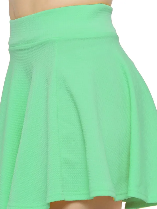 Casual_Stretchable_Flared_Skater_Short_Mini_Skirt_For_Women