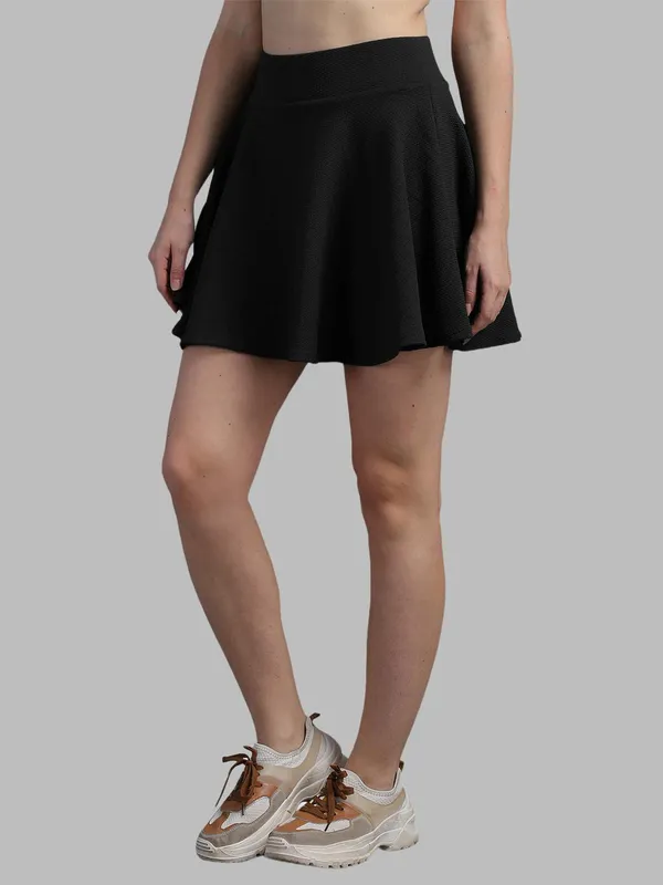 Casual_Stretchable_Flared_Skater_Short_Mini_Skirt_For_Women