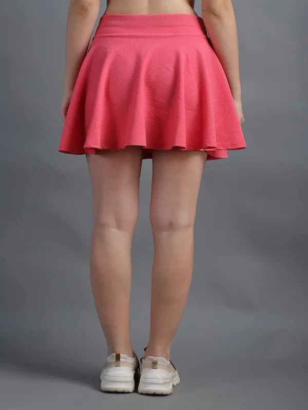 Casual_Stretchable_Flared_Skater_Short_Mini_Skirt_For_Women