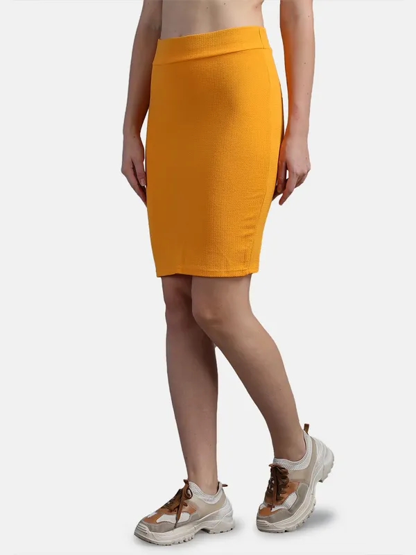 Casual_High_Waist_Straight_Knee_Length_Pencil_Skirt_For_Women