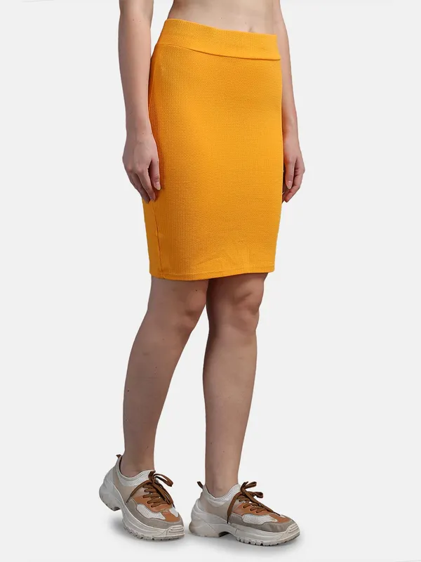 Casual_High_Waist_Straight_Knee_Length_Pencil_Skirt_For_Women