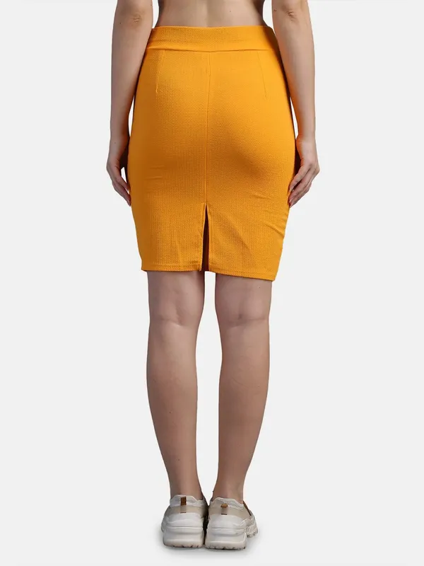 Casual_High_Waist_Straight_Knee_Length_Pencil_Skirt_For_Women