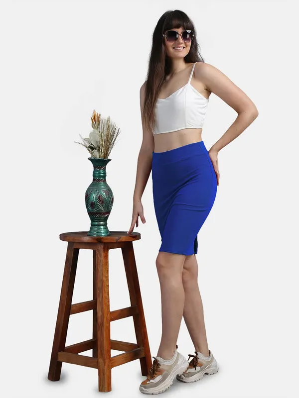 Casual_High_Waist_Straight_Knee_Length_Pencil_Skirt_For_Women