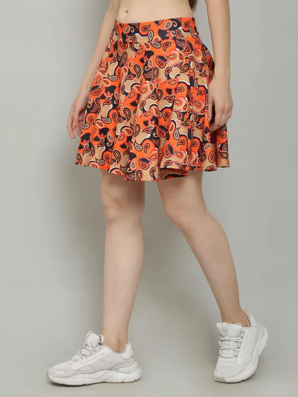 Ethnic_Printed_Short_Skater_Mini_Skirt_with_Attached_Inner_Short_Skorts_For_Women