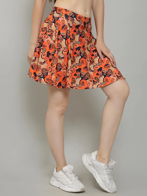 Ethnic_Printed_Short_Skater_Mini_Skirt_with_Attached_Inner_Short_Skorts_For_Women