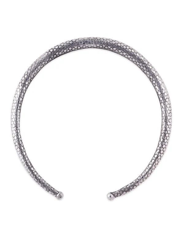 German_Silver_Quilted_Pattern_Hasuri_Necklace