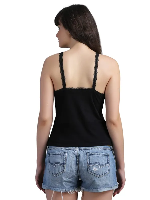Black_Cotton_Round_Neck_Comfortable_Regular_Fit_Everyday_Wear_Camisole_Slip_For_Women_&_Girls