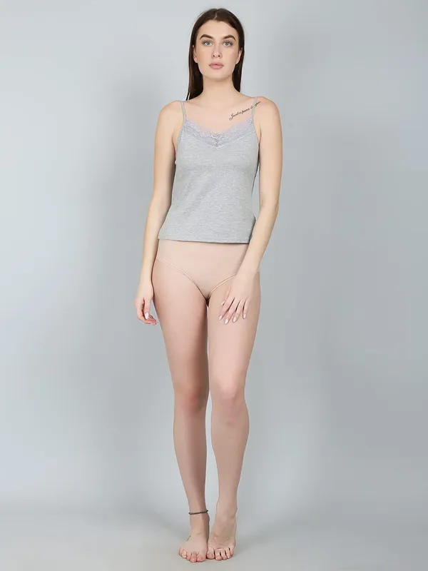Grey_Cotton_Round_Neck_Lace_Trim_Comfortable_Regular_Fit_Everyday_Wear_Camisole_Slip_For_Women_&_Girls