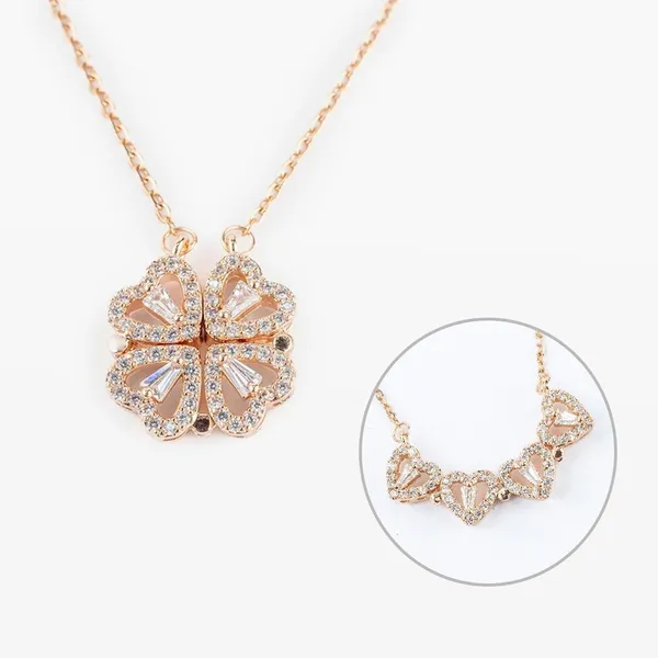 Two_in_one_Magnetic_Folding_Plated_Heart_Style_Pendent_Chain_Cubic_Stainless_Steel_Pendant_Pendant