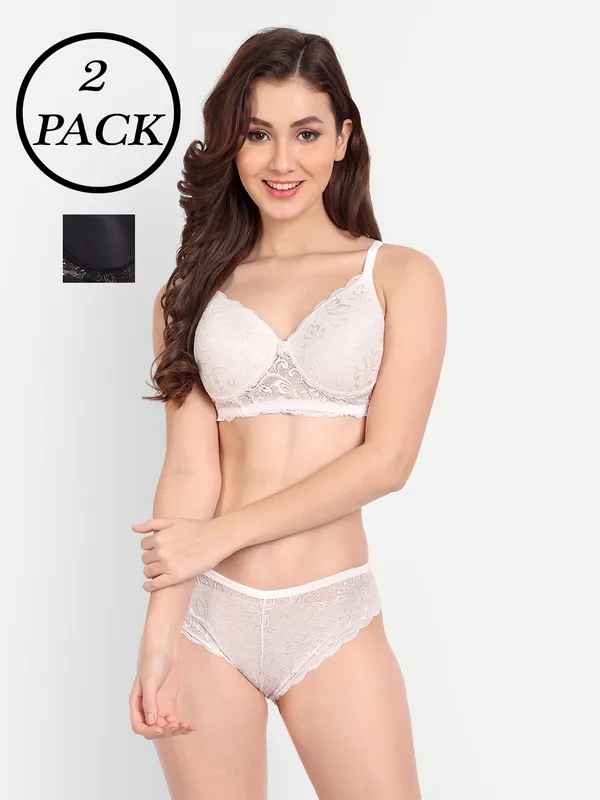 Buy online Beige Lacy Sheer Lingerie Set from lingerie for Women by Little  Lacy for ₹395 at 0% off