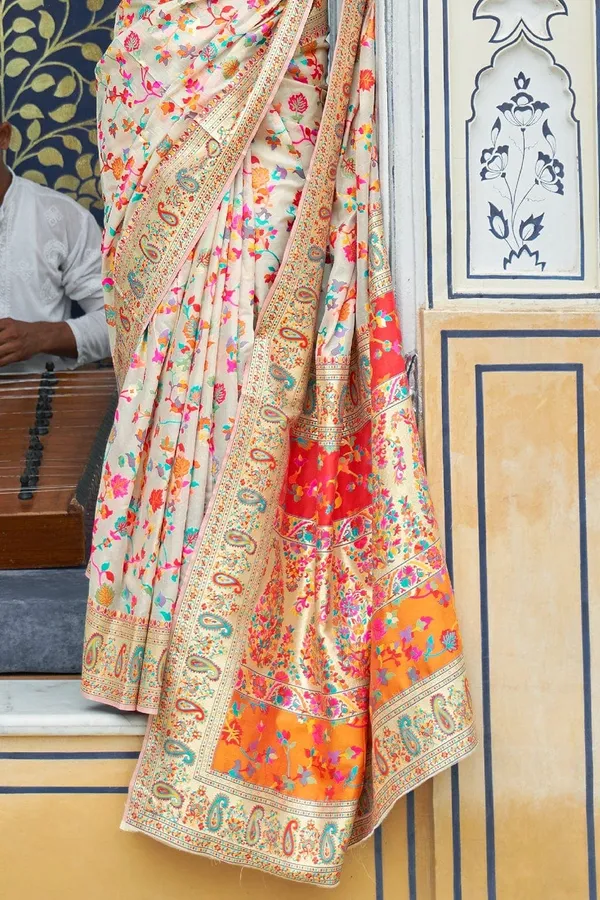 New_Kashmiri_Weaving_Pure_Zari_Saree_-_with_Saree_Cover