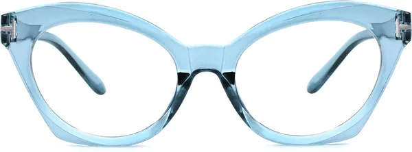 Blue_Full_Rim_Cat-Eyed_Frame_(56_Mm)_-_For_Unisex