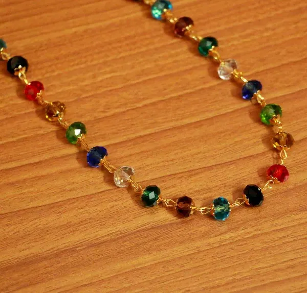 Multicolour_Crystal_Look_Single_Line_Necklace