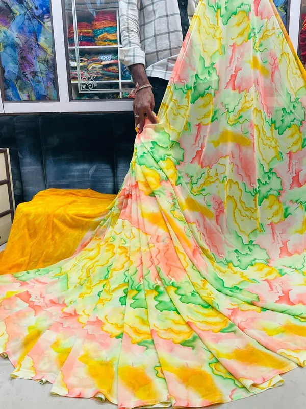 Printed_Fashion_Georgette_Saree_(Multicolor)