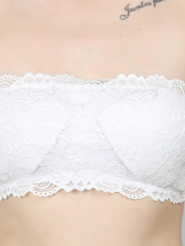 Lace_Padded_Bandeau_Tube_Top_Bra_For_Women