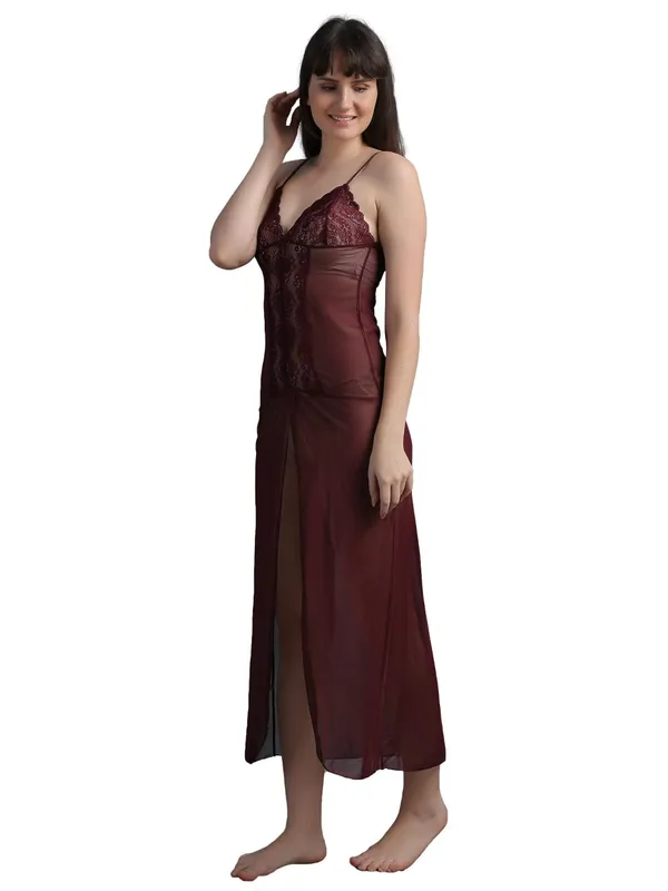 Deep_Neck_Floral_Lace_Maxi_Bridal_Nightgown_Night_Dress_For_Women