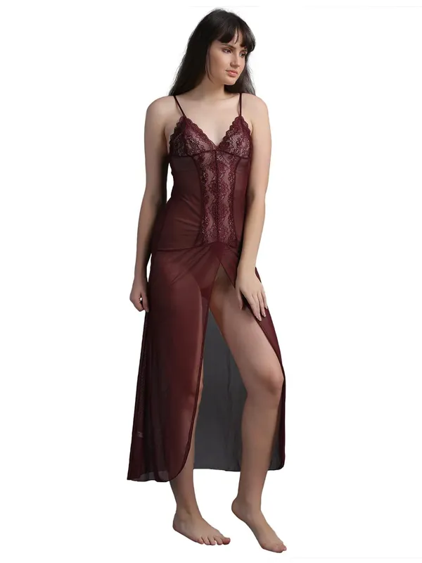 Deep_Neck_Floral_Lace_Maxi_Bridal_Nightgown_Night_Dress_For_Women
