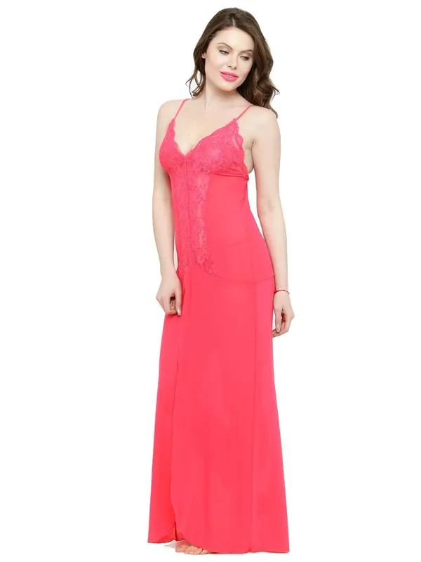 Deep_Neck_Floral_Lace_Maxi_Bridal_Nightgown_Night_Dress_For_Women