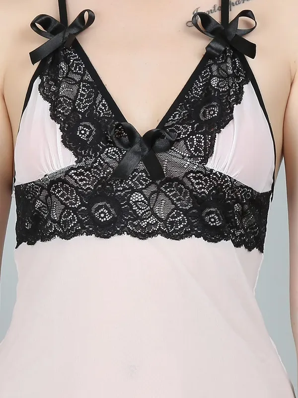 Stylish_Back_Short_Nighty_Nightwear_Bridal_Babydoll_Dress_For_Women