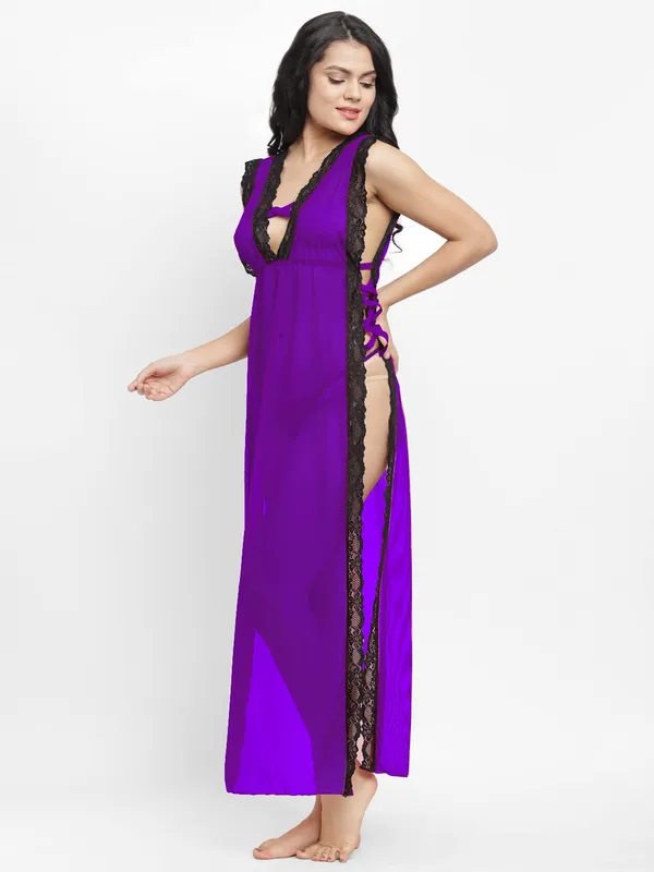Sheer_Lace_Both_Side_Slit_Bridal_Long_Night_Gown_Nightwear_For_Women