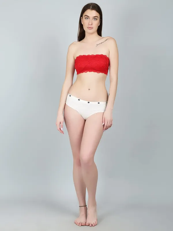 White_Cotton_Star_Print_Hipster_Brief_Panty_For_Women