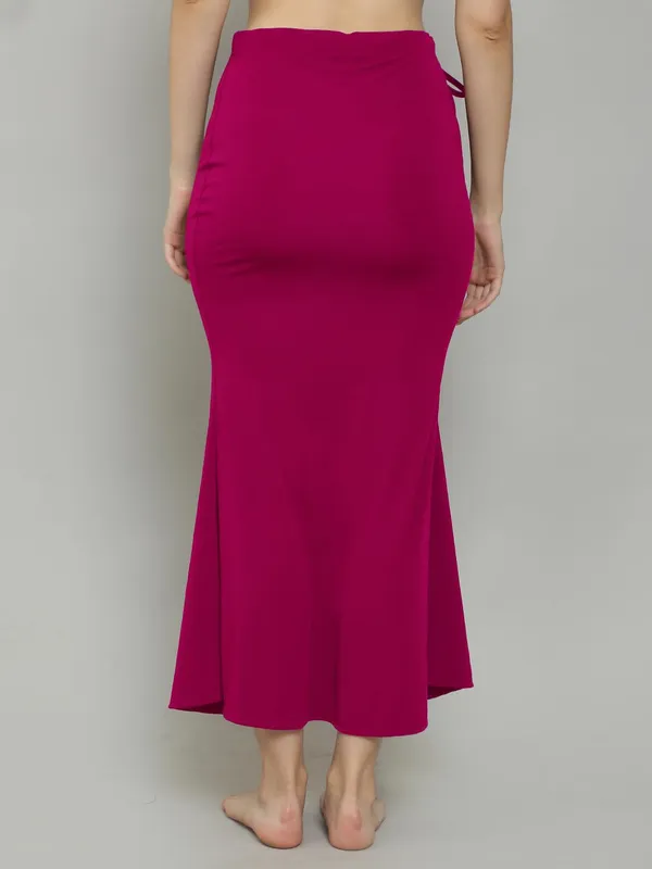 Magenta_Lycra_Solid_Fishcut_Petticoat_Skirt_Saree_Shapewear_For_Women_&_Girls