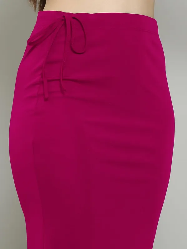 Magenta_Lycra_Solid_Fishcut_Petticoat_Skirt_Saree_Shapewear_For_Women_&_Girls