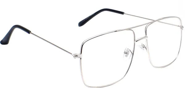 Silver_Full_Rim_Square_Frame_(52_Mm)_-_For_Unisex