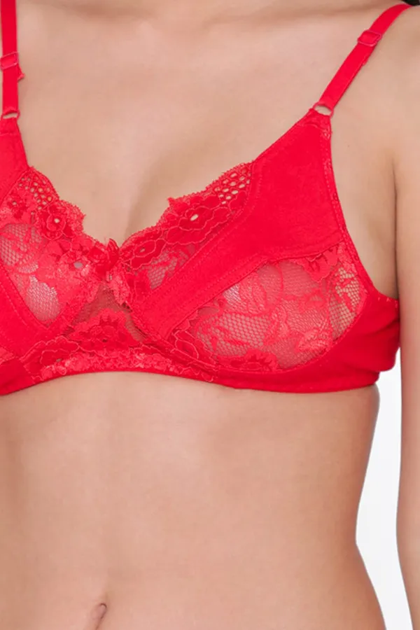 Red_Floral_Lace_Regular_Bra_For_Women