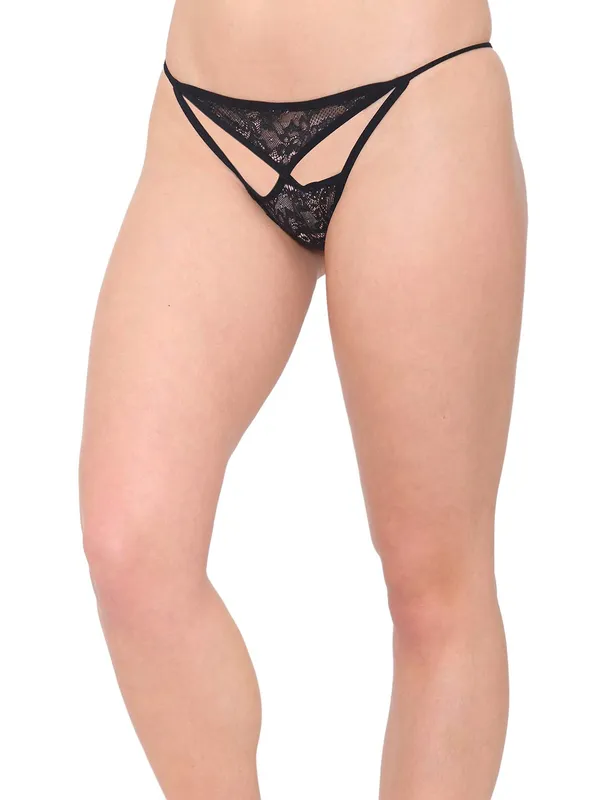 Black_Cut_Out_G-String_Thong_Panty_For_Women
