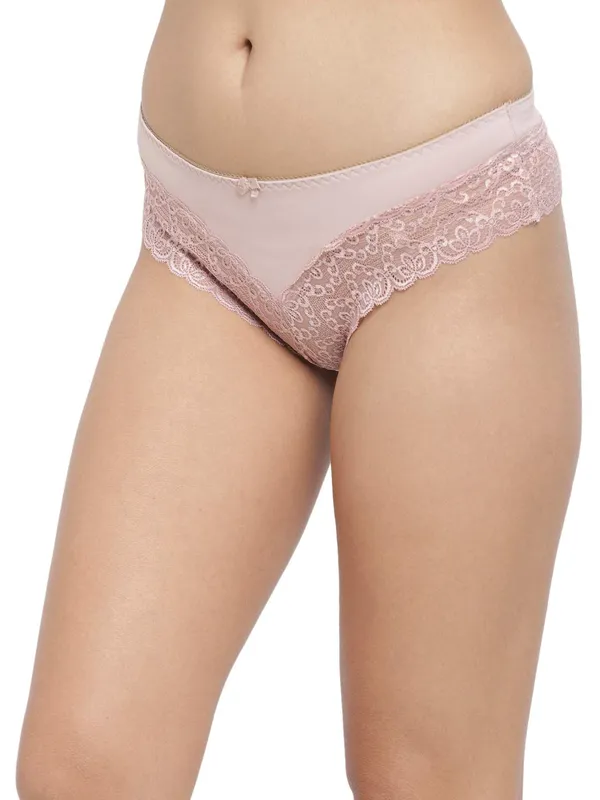 Beige_Lycra_Lace_Trim_Hipster_Brief_Panty_For_Women