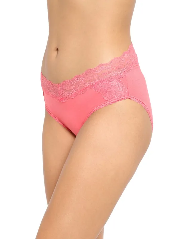 Coral_Cotton_Lace_Trim_Edge_Brief_Panty_For_Women