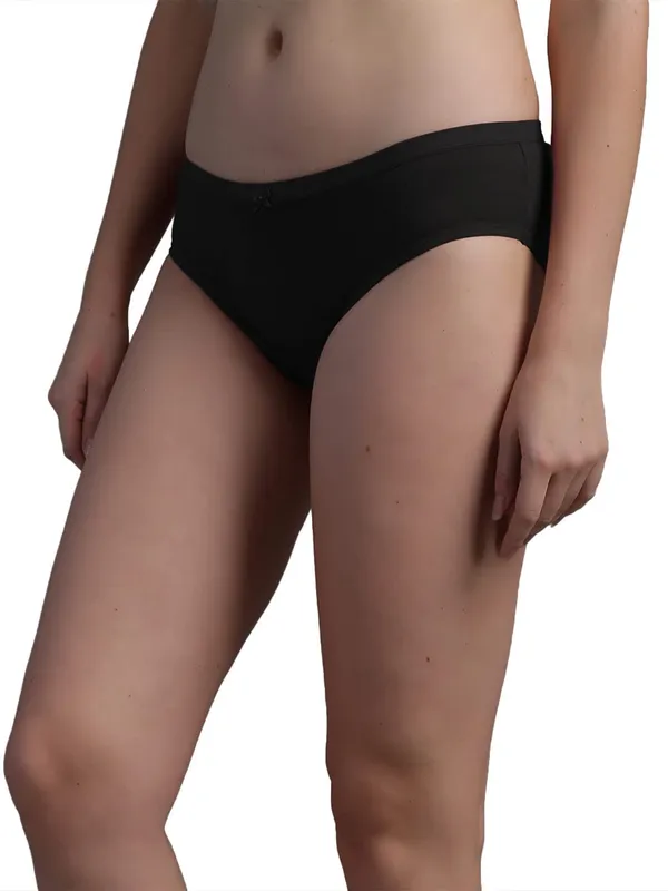 Black_Cotton_Hipster_Brief_Panty_For_Women