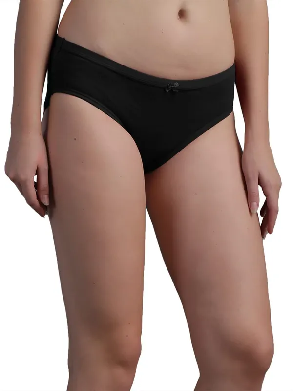 Black_Cotton_Hipster_Brief_Panty_For_Women