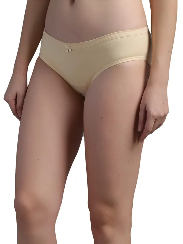 Cream_Cotton_Hipster_Brief_Panty_For_Women