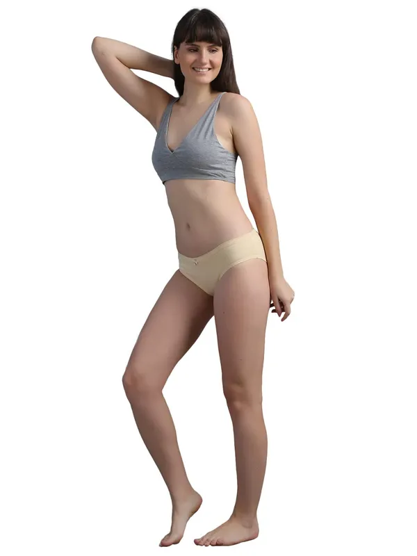 Cream_Cotton_Hipster_Brief_Panty_For_Women